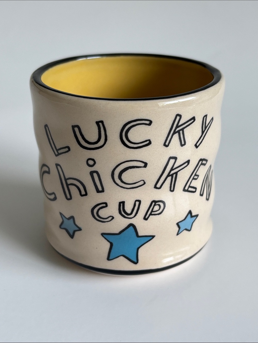 Lucky Chicken Cup The Bowl Maker Pottery Small Size